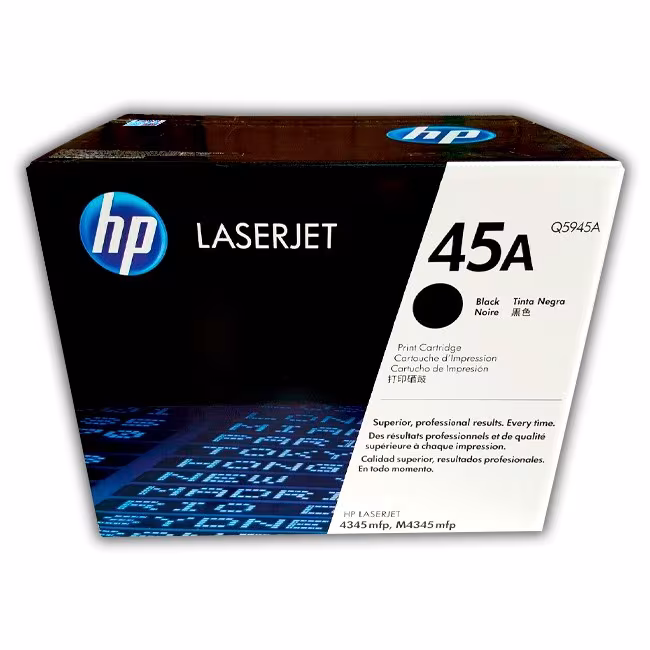 Toner HP LaserJet 4345 mfp Negro Q5945A 45A Toner HP LaserJet 4345 mfp Negro Q5945A 45A