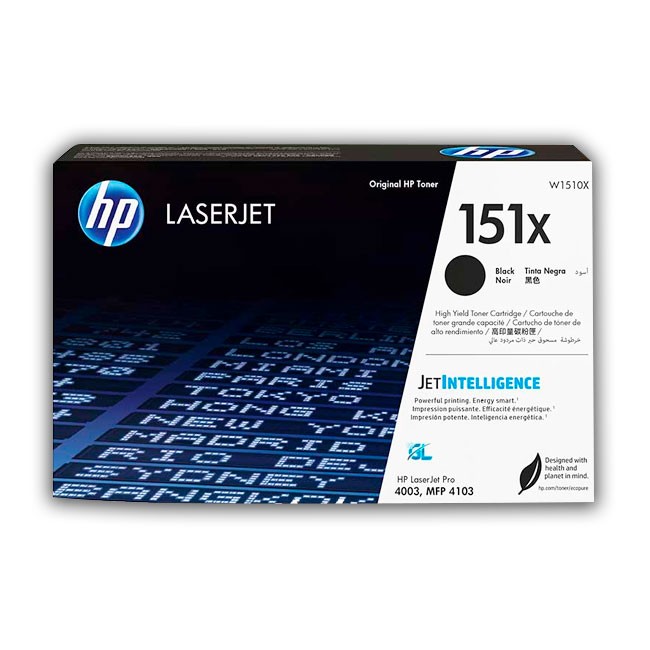 Toner HP LaserJet Pro 4003dn, 4103fdw W1510X - 151X