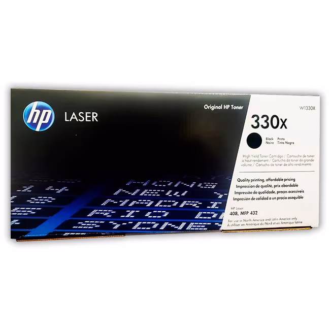 Toner HP W1330X modelo 330X usar en LaserJet 408dn, m408dn Original Toner HP W1330X modelo 330X usar en LaserJet 408dn, m408dn Original
