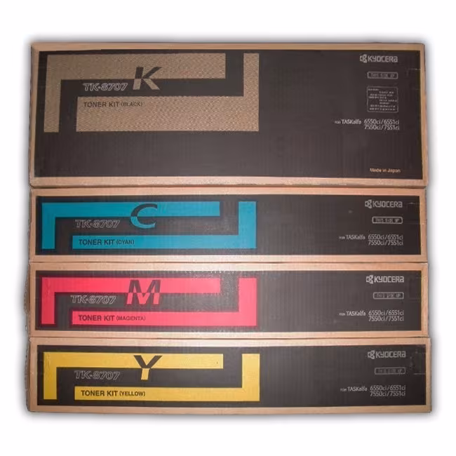 Toner Kyocera 6550ci, 7551ci, 7550ci TK-8707 Pack