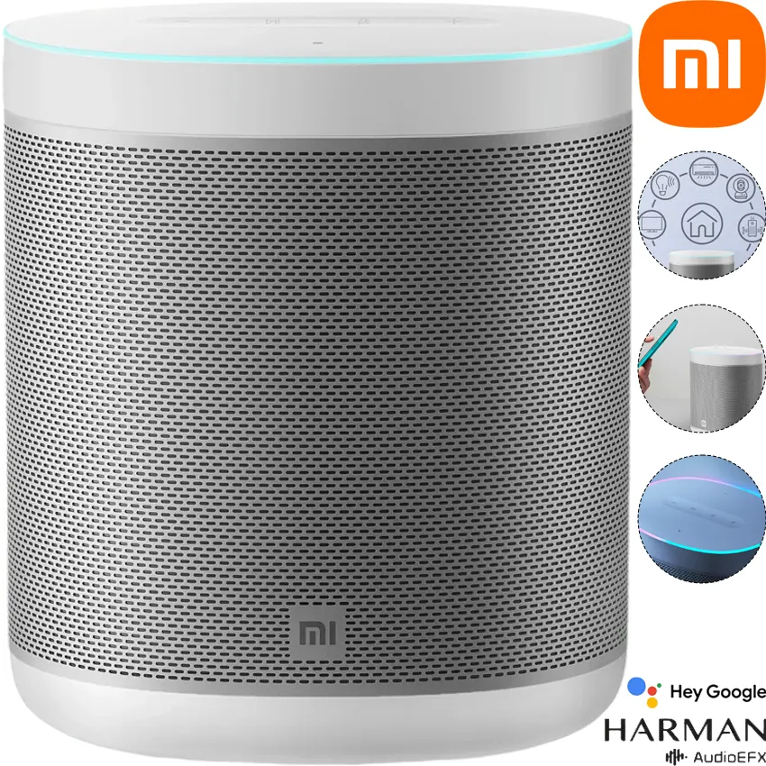 Altavoz inteligente Xiaomi Mi Smart Speaker L09G negro 12W Google Assistant Wi-Fi Chromecast