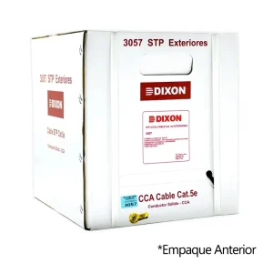 Cable FTP Dixon 3057 Cat5e CCA exterior chaqueta UV