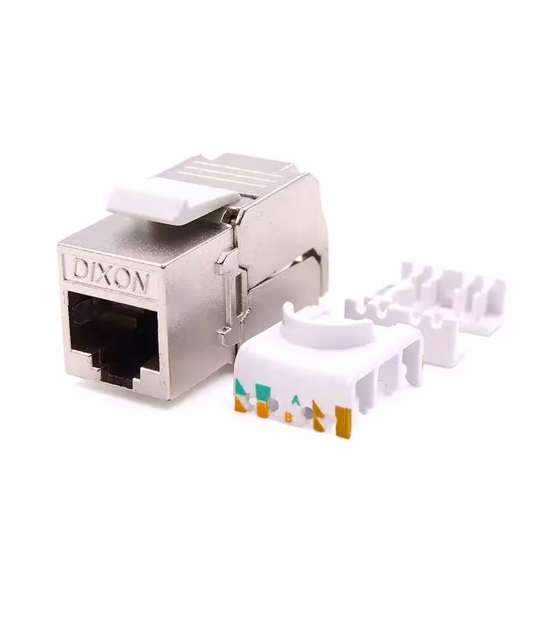 Jack-Cat6A-Dixon-6AKJ18F-Conector-Rj45-Hembra-Cat6-Blindado__01 Jack Dixon 6AKJ18F Cat6A 10 Gigabit - Imagen 1