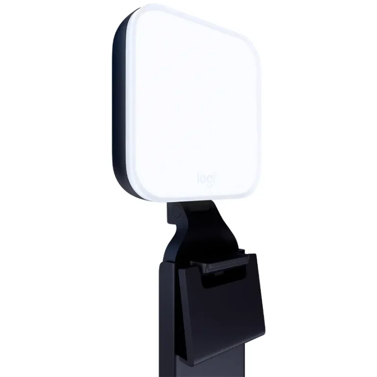 Luz streaming Logitech Litra Glow grafito TrueSoft 250lm CRI93 2700-6500K soporte monitor