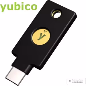 Llave de Seguridad Hardware Yubico YubiKey 5C NFC — USB-C + NFC — FIDO2 IP68 al mejor precio en Lima con envíos a todo el Perú
